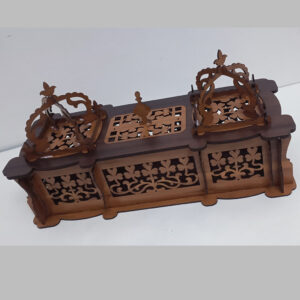 خرید و دانلود طرح برش لیزر جعبه گل نگار